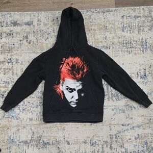 The Lost Boys Black Graphic Hoodie Red Punk Print Unisex